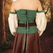 Forest Gown. Windlass. Vestido Medieval. Espalda. Marto